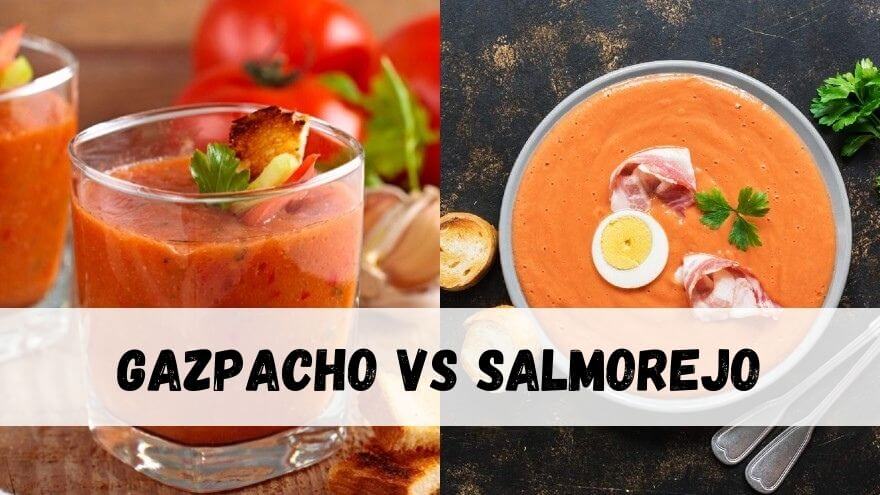 Gazpacho VS Salmorejo Diferencias